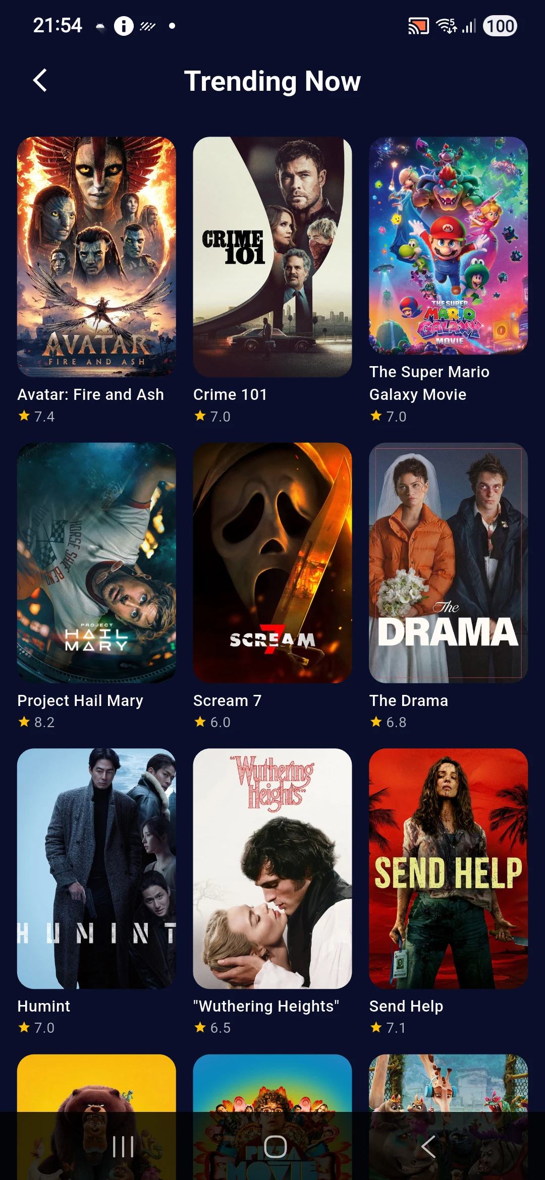StreamFlix: Movies Trailers screenshot