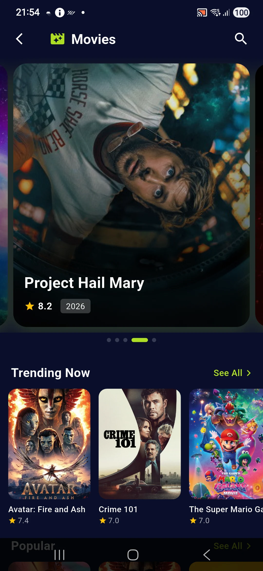 StreamFlix: Movies Trailers screenshot