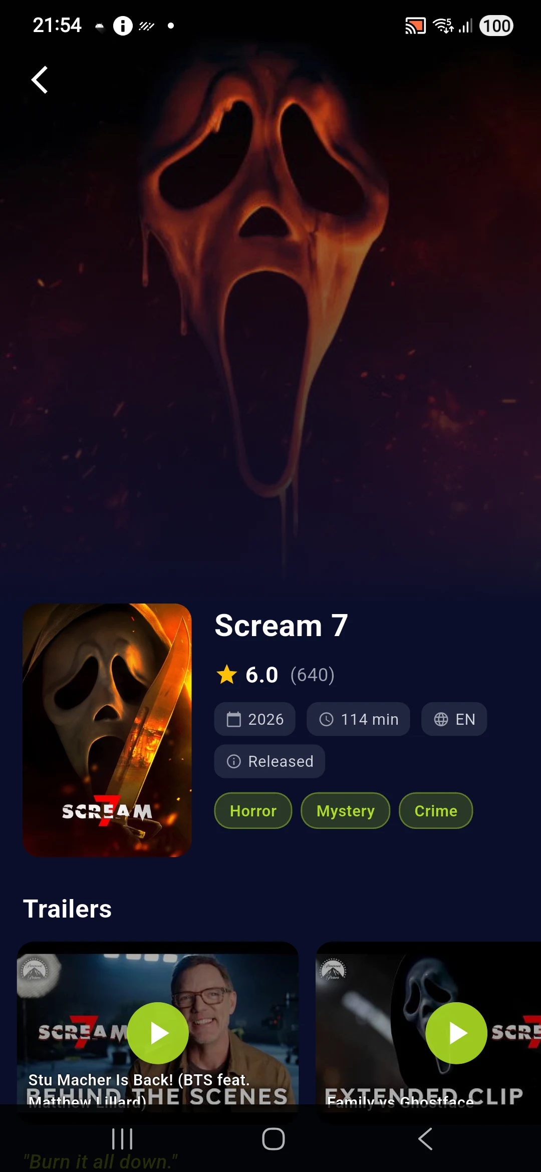 StreamFlix: Movies Trailers screenshot